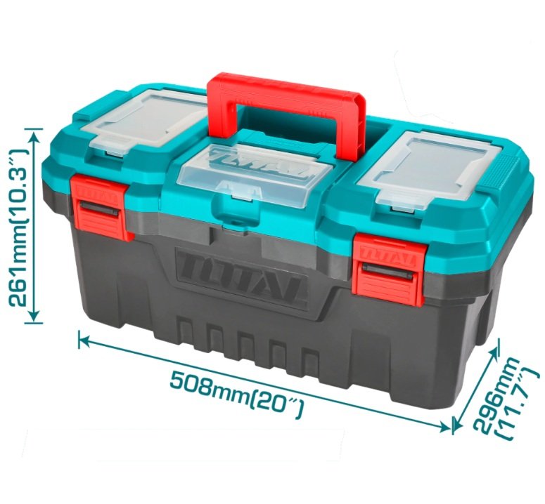 CAJA PLASTICA HERRAMIENTAS TOTAL 20  TPBX0201